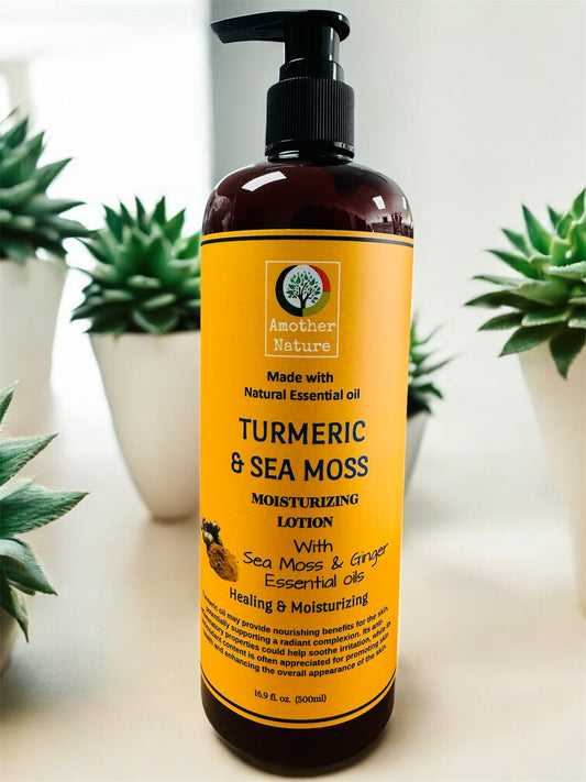 Turmeric & Sea Moss -Body Lotion Infuse with Ginger Essential Oil -(6 Pieces) @ $4.75/each
