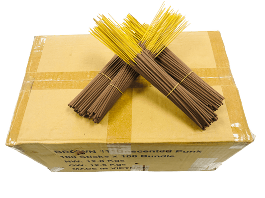Unscented Incense Sticks 11" (Natural Color) (1 Case)