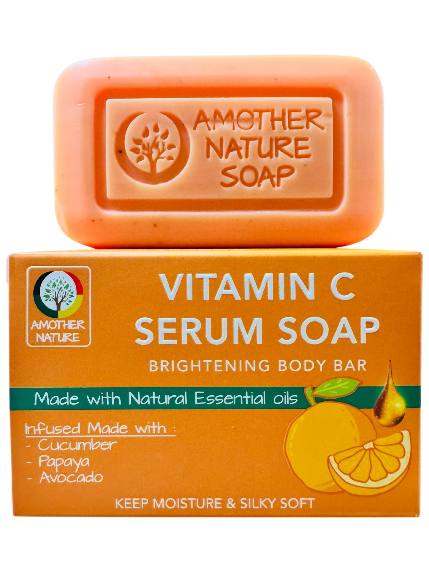 Vitamin C Serum Soap -Brightening Body Bar -(6 Pieces)