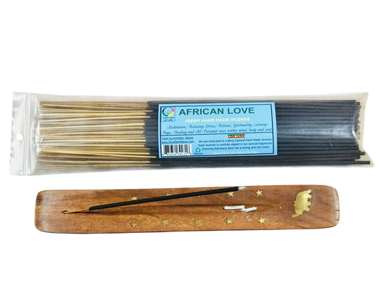 African Love Incense -Fresh Hand Made (85-100 Sticks per Pack)- (4 Packs) @ $2.99/pack